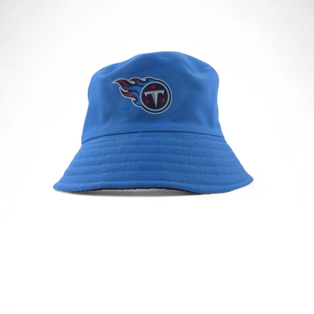 Tennessee Titans Nissan Bucket Hat‎ Blue Adult One Size Reversible Football